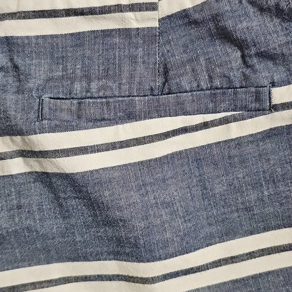 Loft Stylish Blue Striped Women's Shorts - Picture 4 of 4